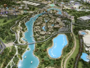 Aerial view showcasing the newly developed park, featuring lush greenery and walking paths.jpg