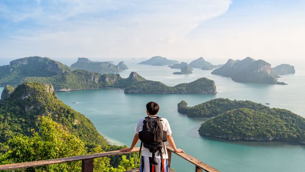 a-man-enjoy-thailand-trip