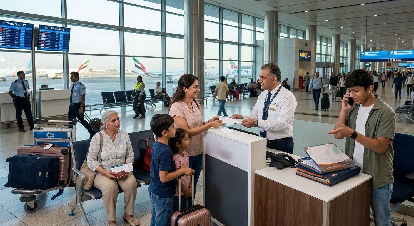 Neo Travels Supported Travellers with Urgent Return Flights from Dubai
