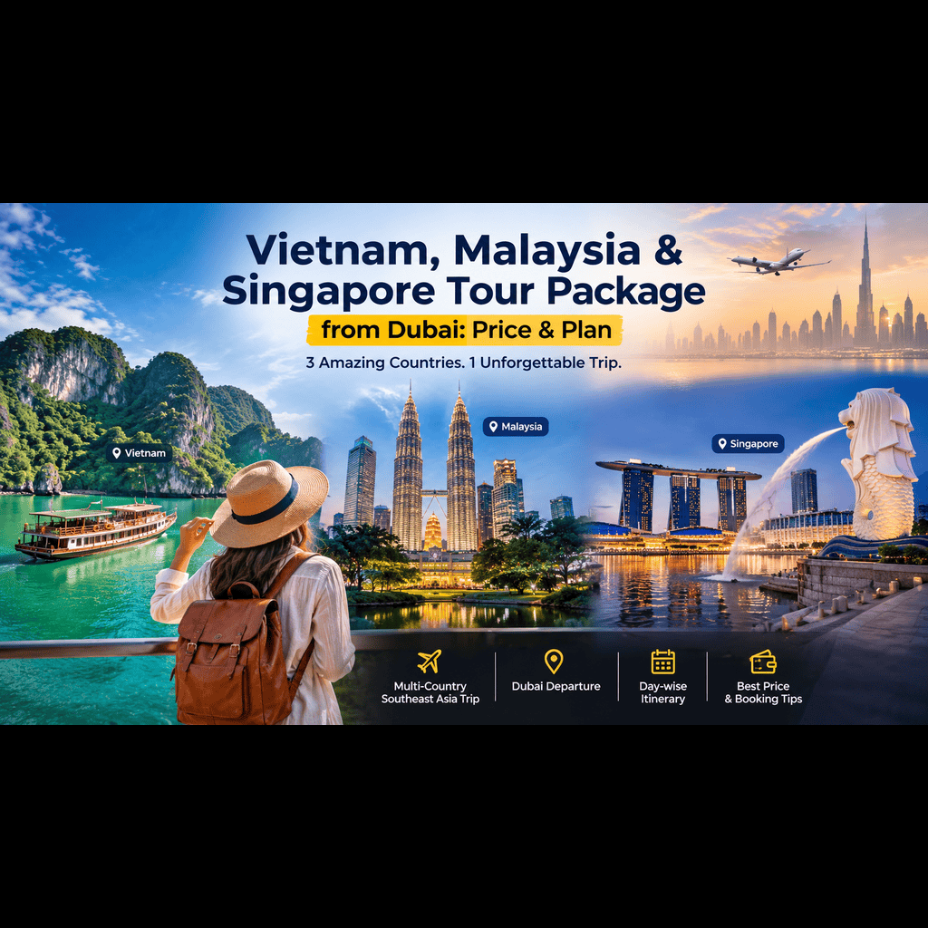 Vietnam, Malaysia & Singapore Tour Package from Dubai: Price & Plan