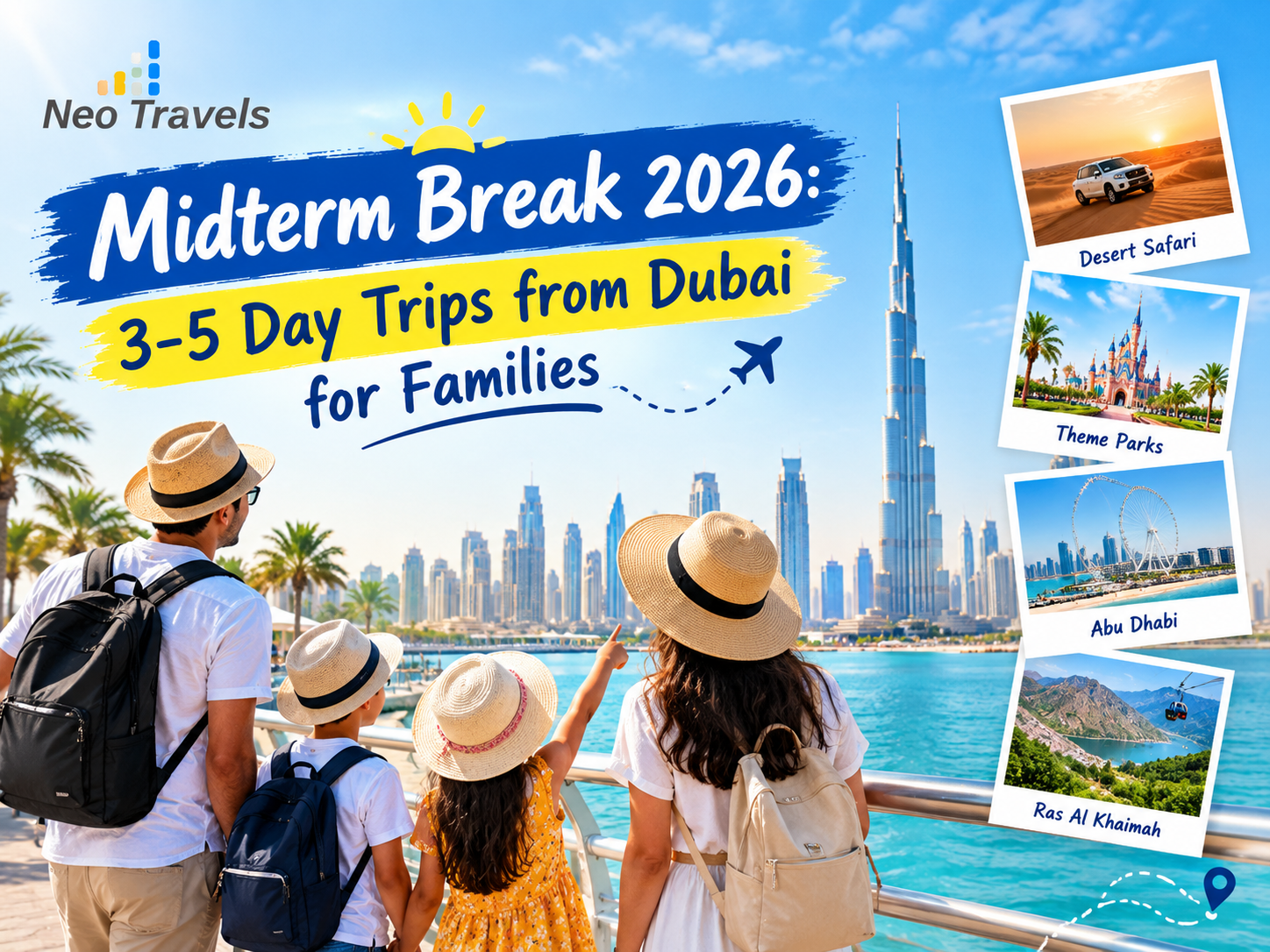 Midterm Break 2026: 3-5 Day Family Trips from Dubai (Packages)